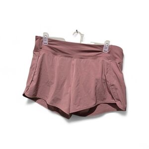 Free Fly Apparel Women's Mauve Bamboo Lined Breeze Athletic Shorts Size XL